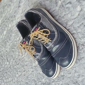Sorel Navy Blue Waterproof Shoes, Women's Size 12, Great Condition!